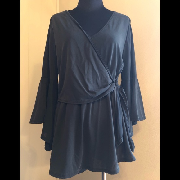 Tops - Green envelope Blouse